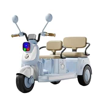 JICOMUS 電動三輪車 幼児用 ブラック/ゴールド Amazon.co.jp: JICOMUS小さな子供用バイク、電動乗用おもちゃ
